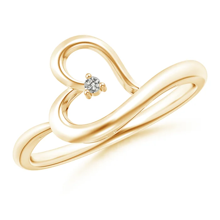 Ribbon Heart Ring