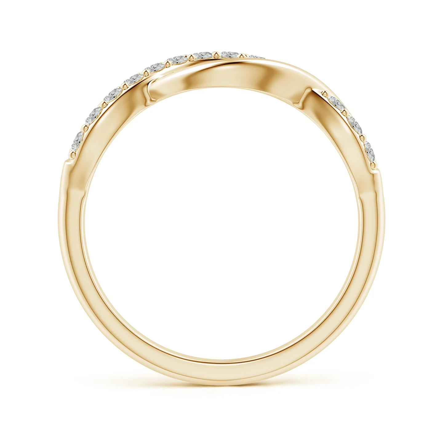 Criss Cross Diamond Ring