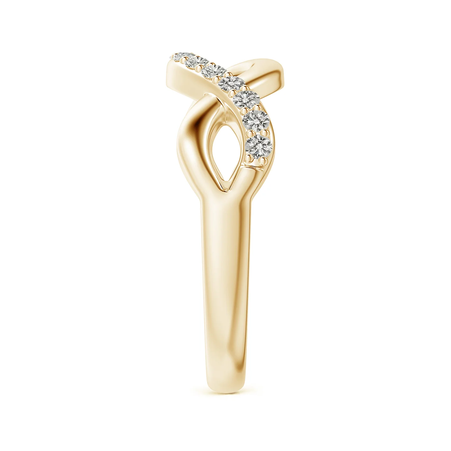Criss Cross Diamond Ring