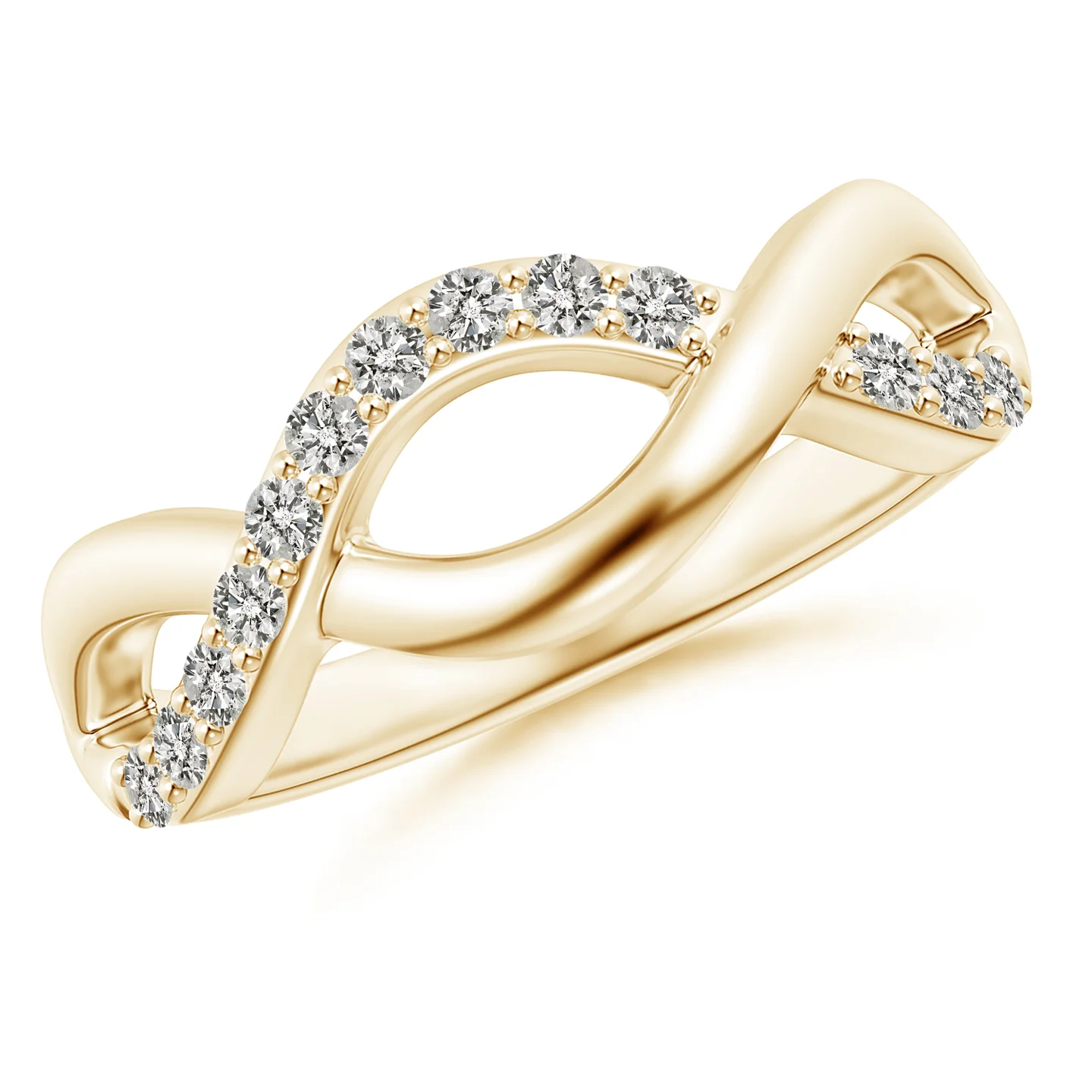 Criss Cross Diamond Ring