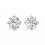 Micah Princess Solitaire Earring