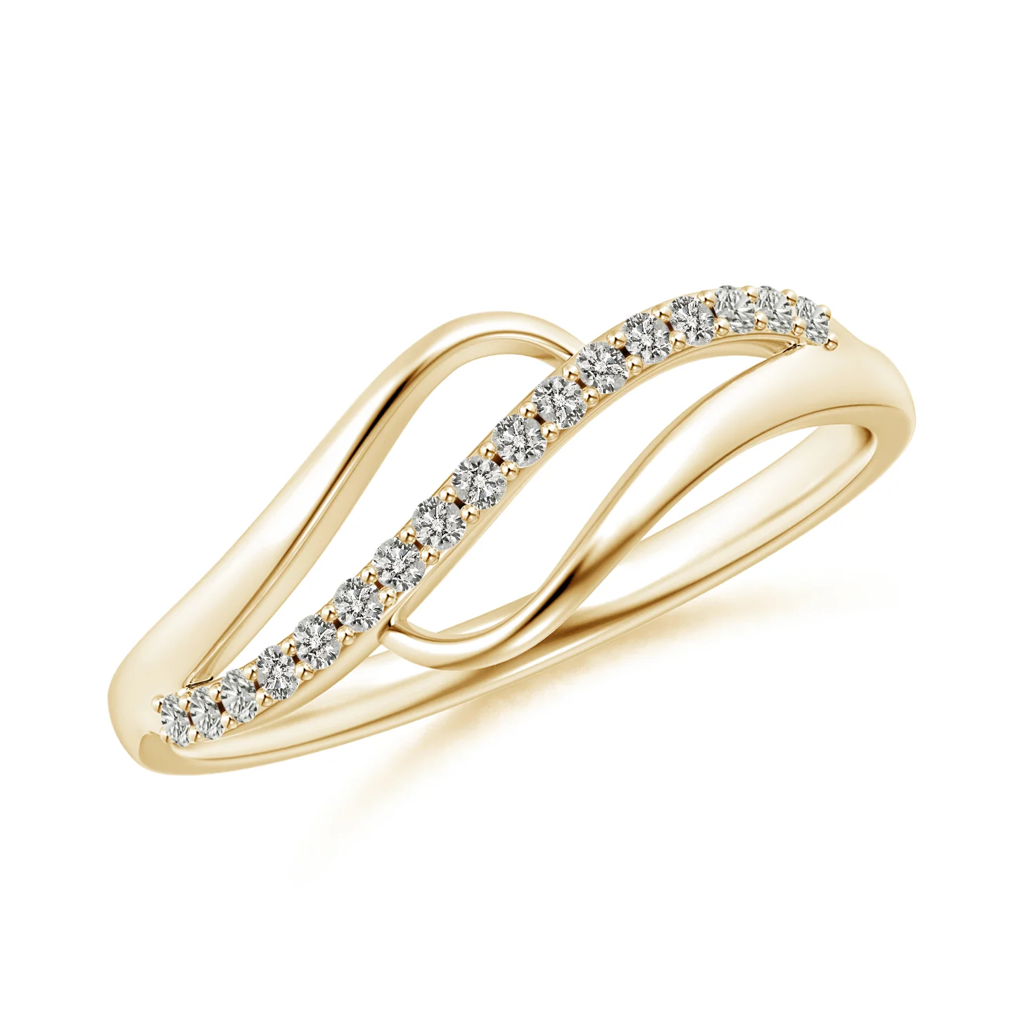 Swirl  Diamond Ring