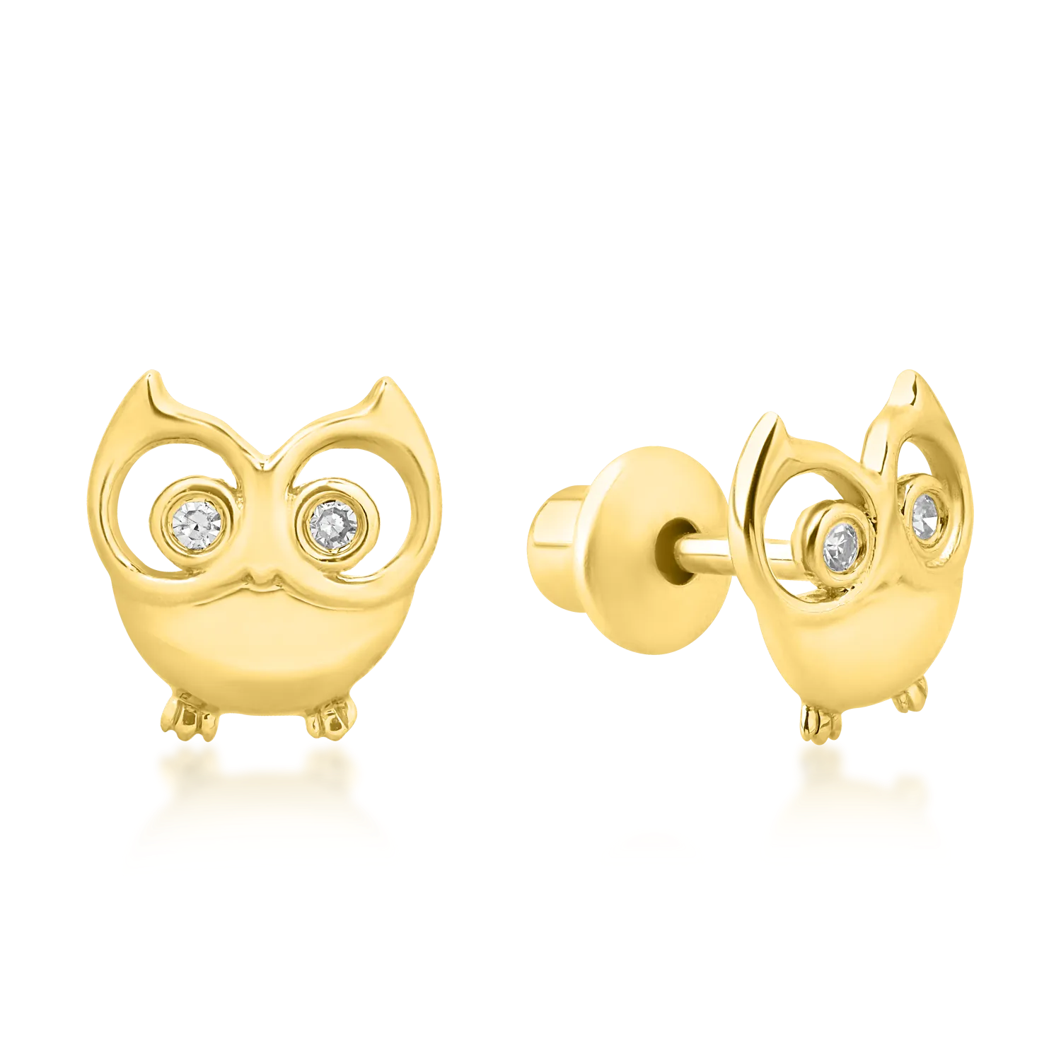 Owl Diamond Kids earrings