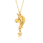 Unicorn Diamond Kids Pendant (Without Chain)