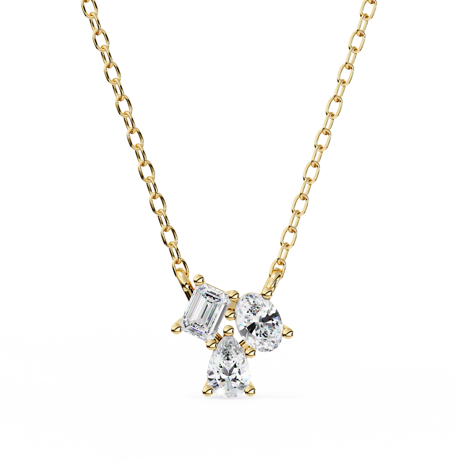 Trinity Brilliance Pendant (with Chain)