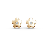 Floral  Diamond Kids earrings