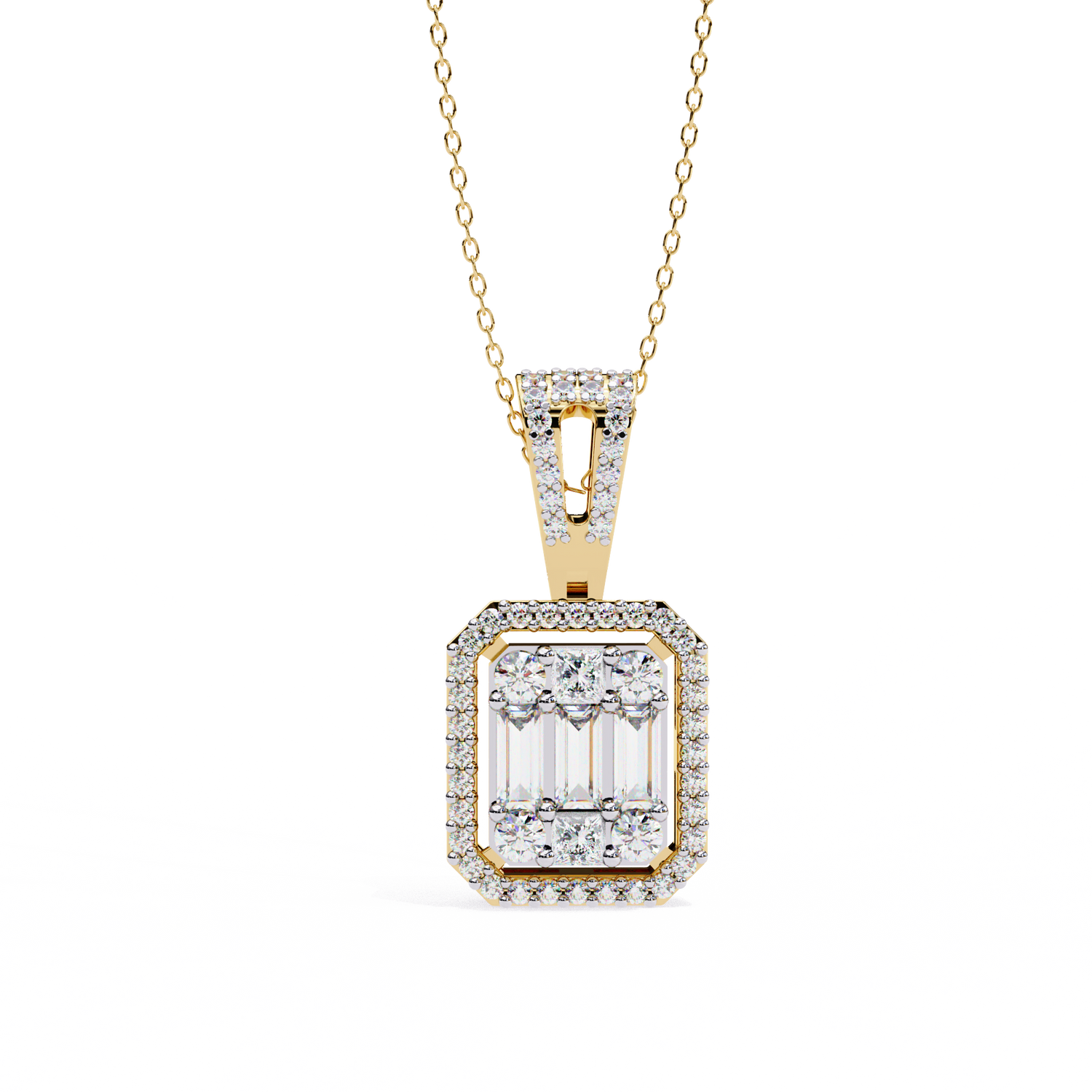 Zariyah Diamond Pendant (Without Chain)