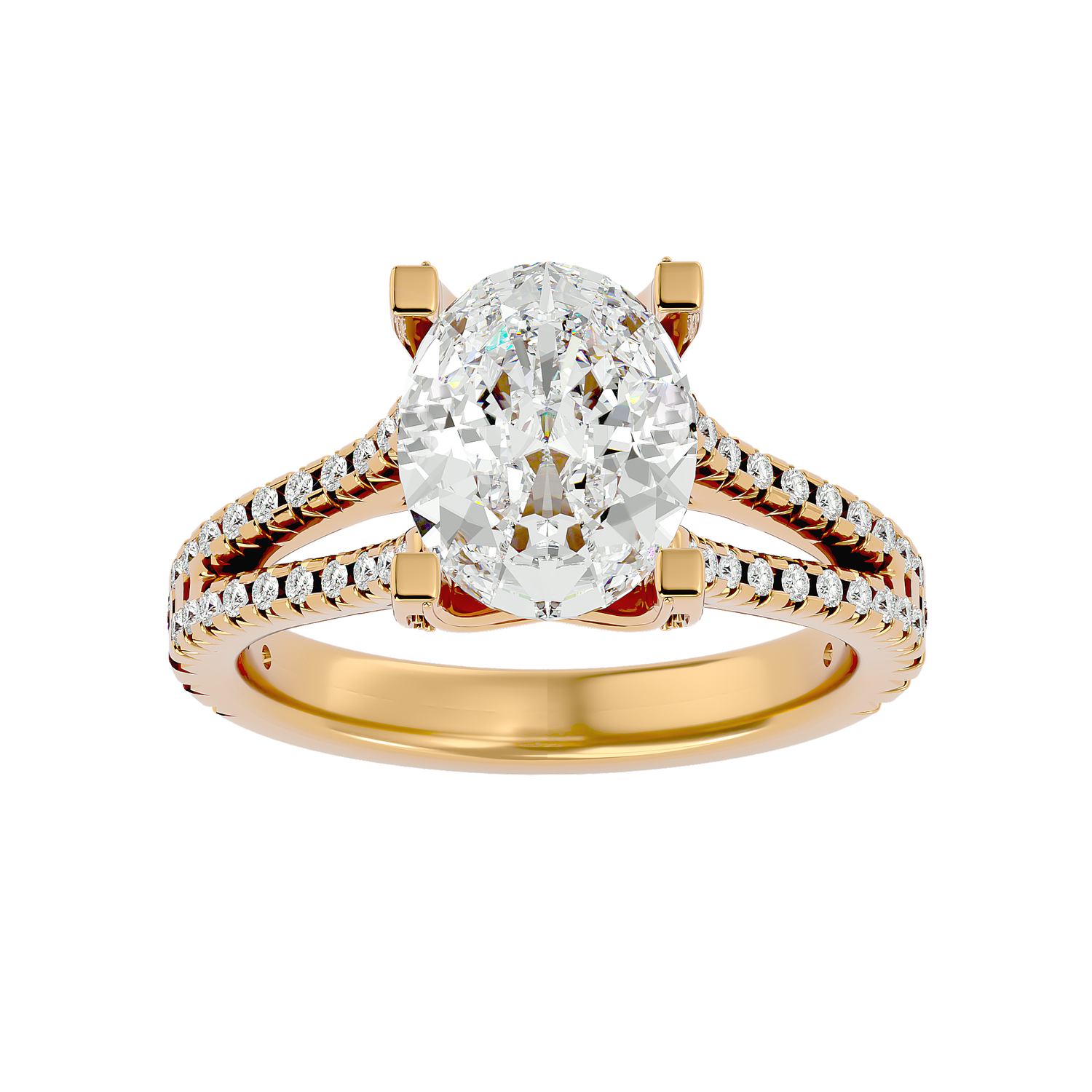 Thalia Solitaire Oval Ring