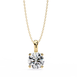 Louise Solitaire round Pendant (Without Chain)