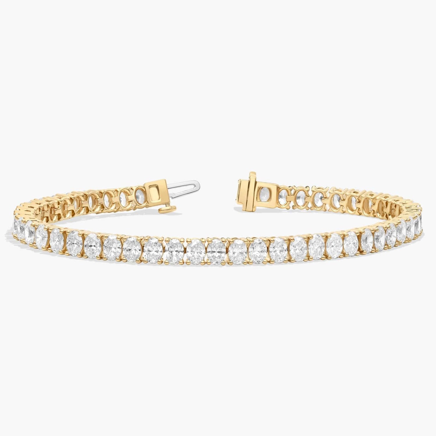 Oval Diamond Tennis Bracelet