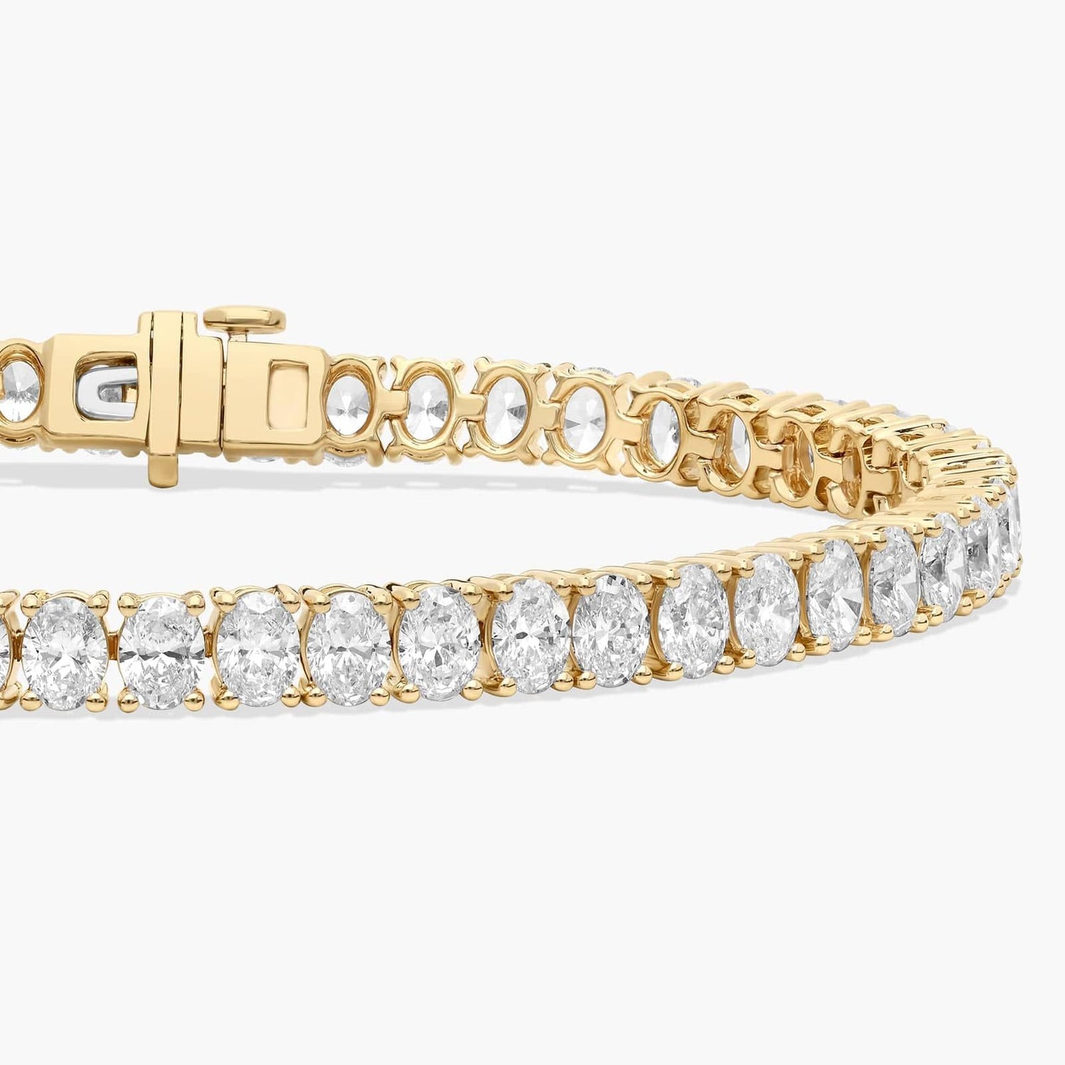 Oval Diamond Tennis Bracelet