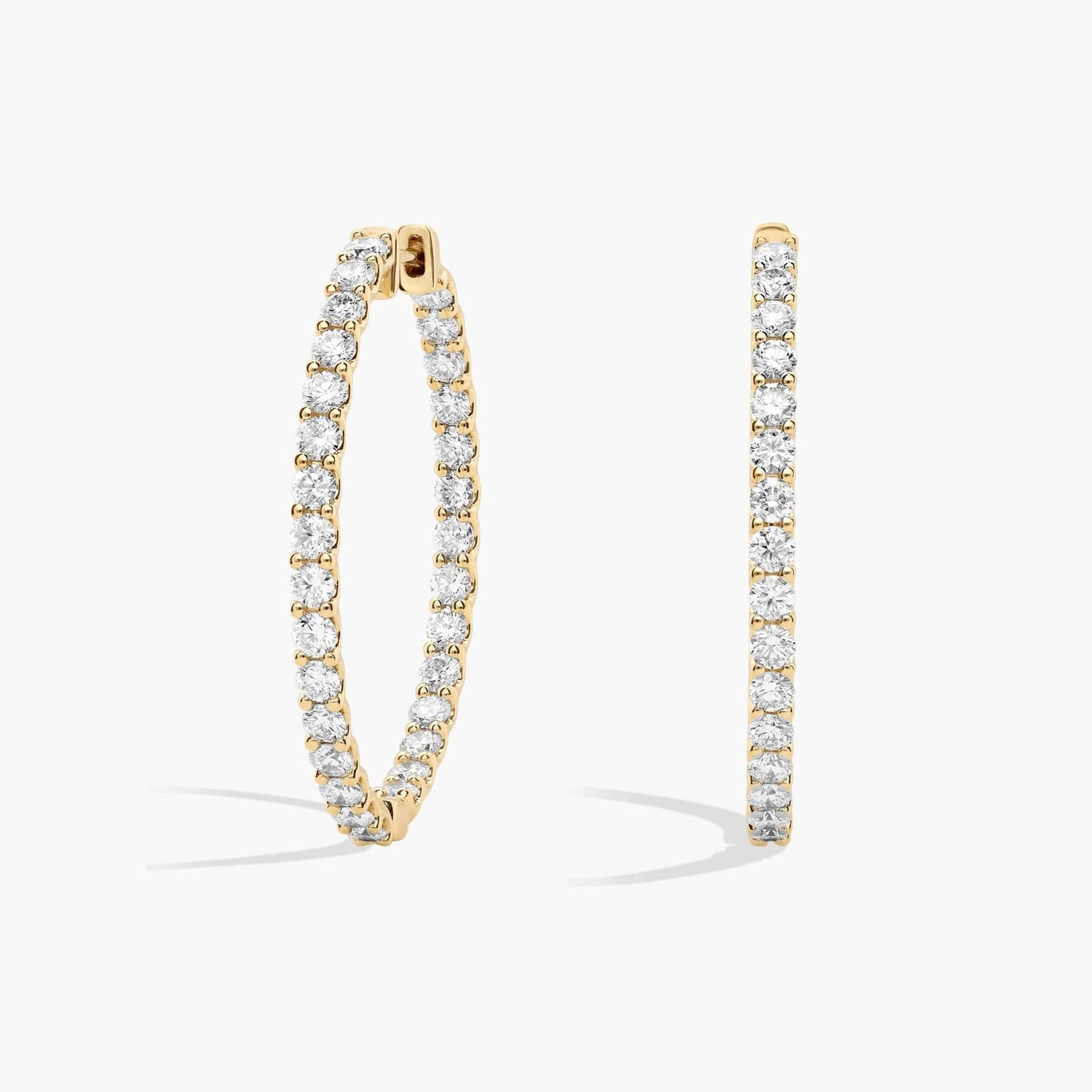 Zavian Diamond Hoops