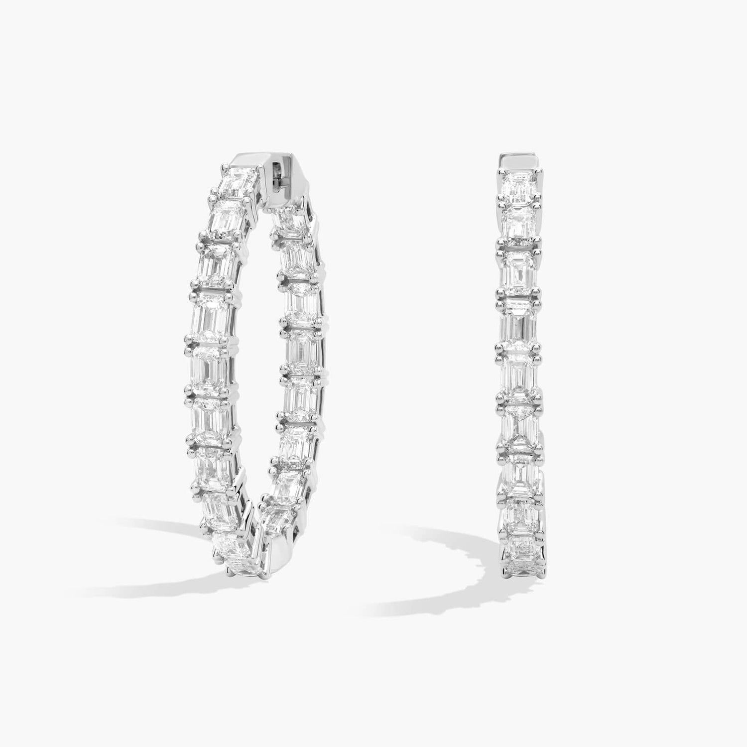 Eva Diamond Hoops