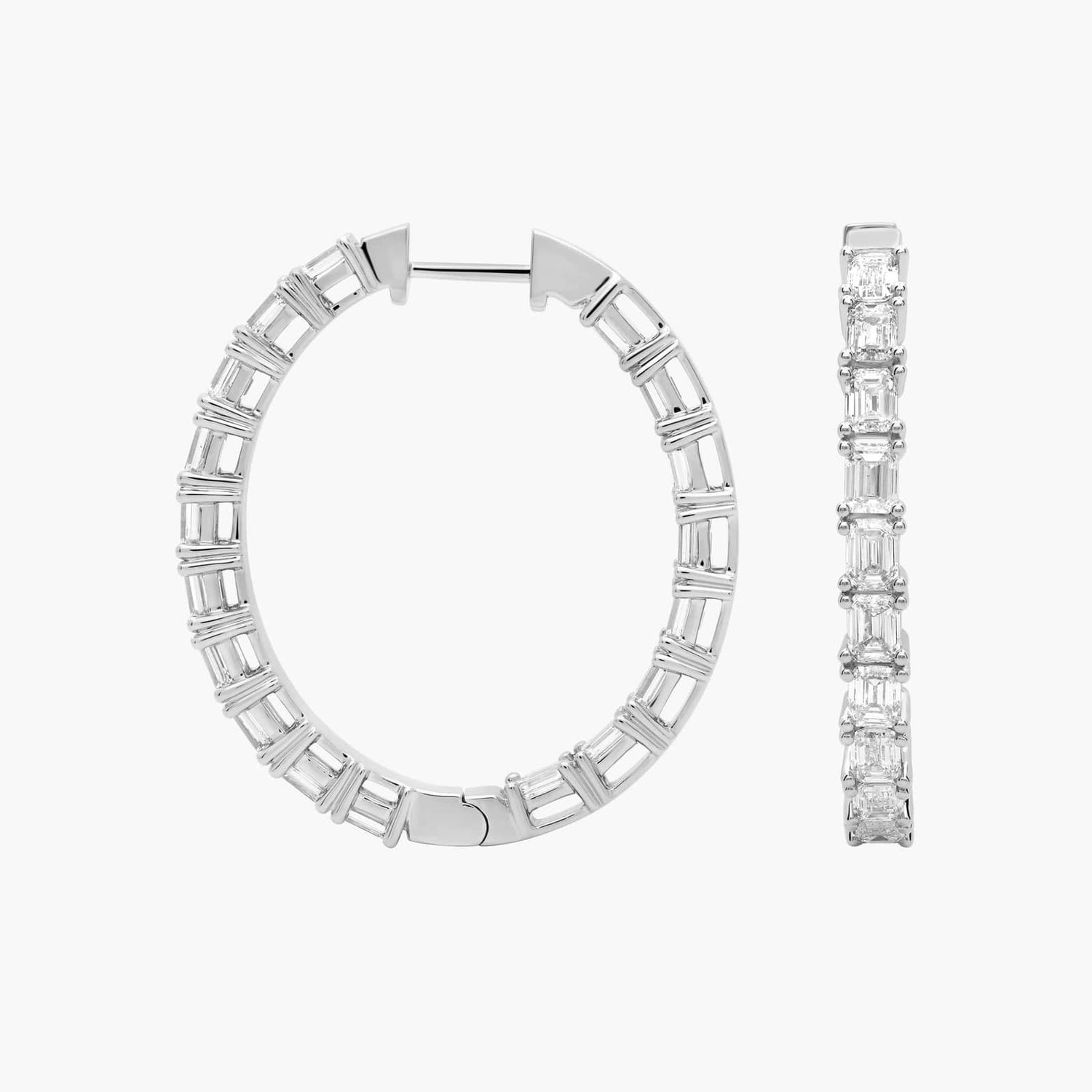 Eva Diamond Hoops