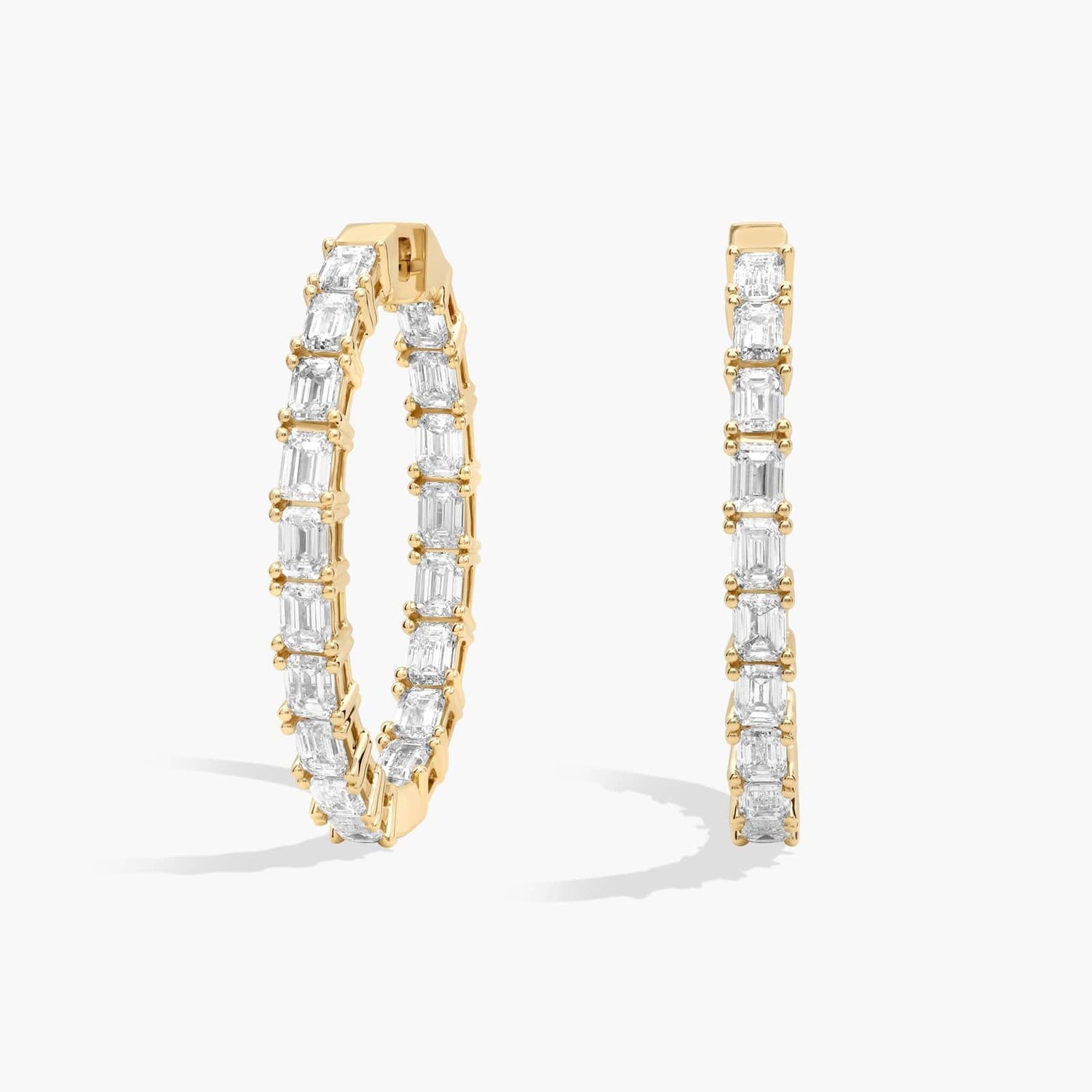Eva Diamond Hoops