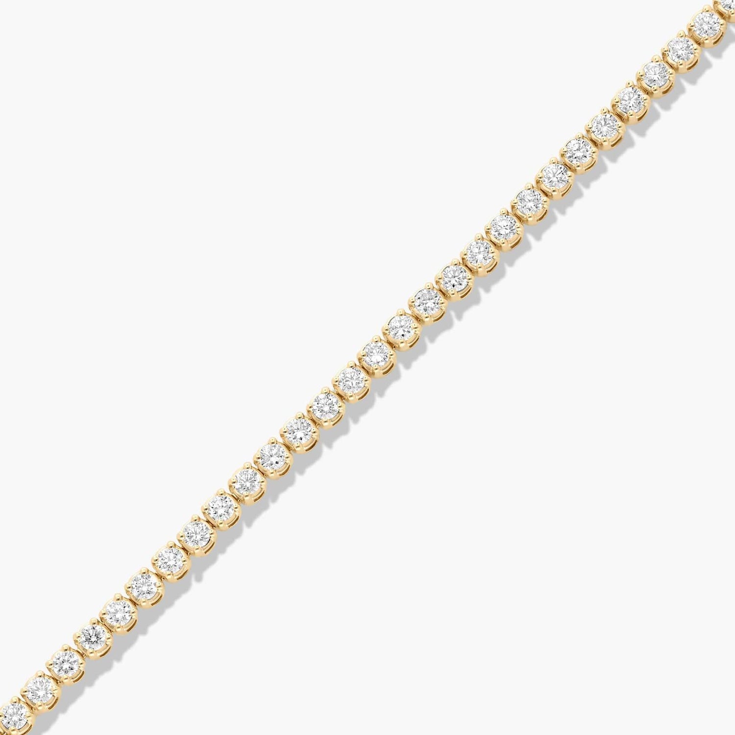 Round Four Prong Tennis Bracelet