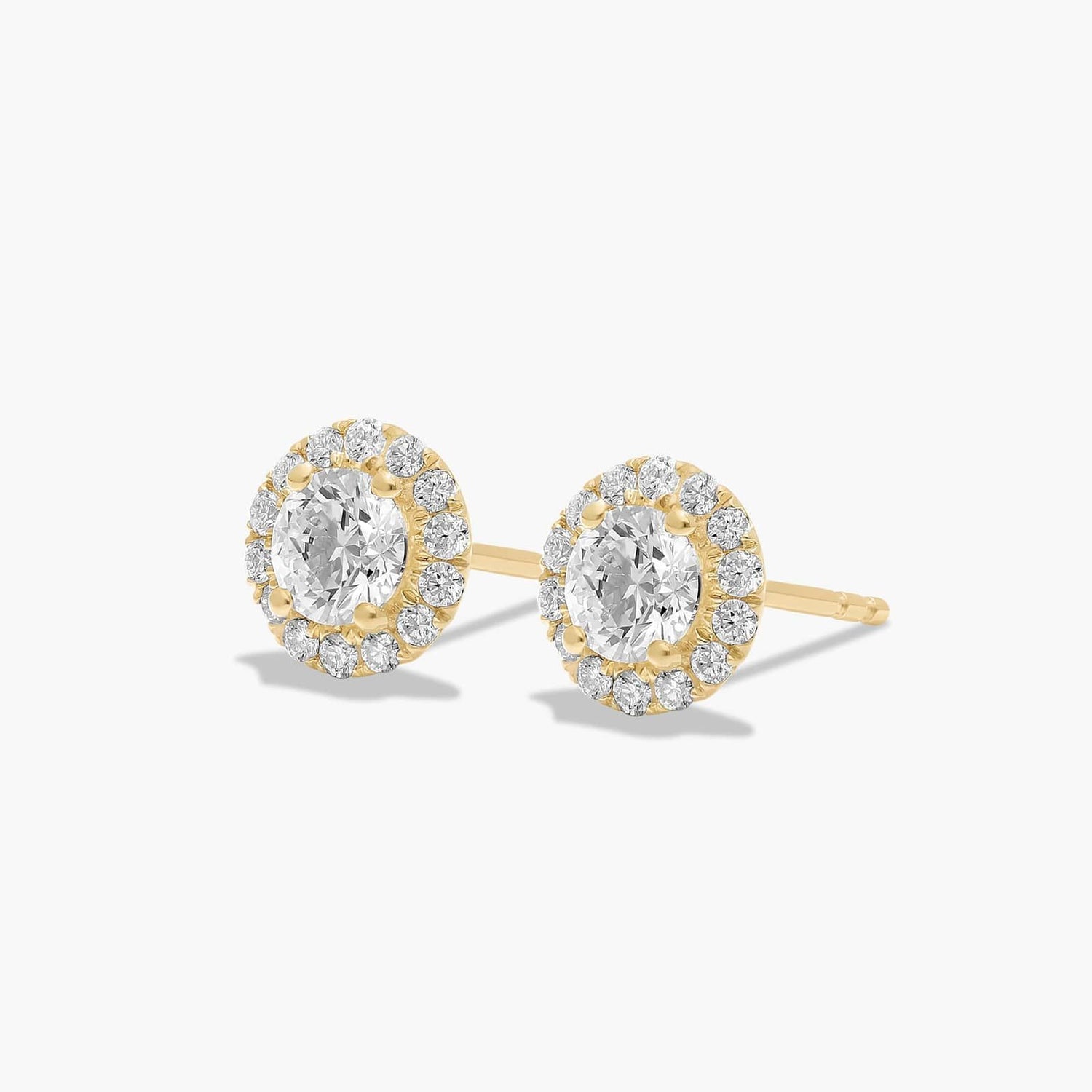 Esmeralda Solitaire Studs