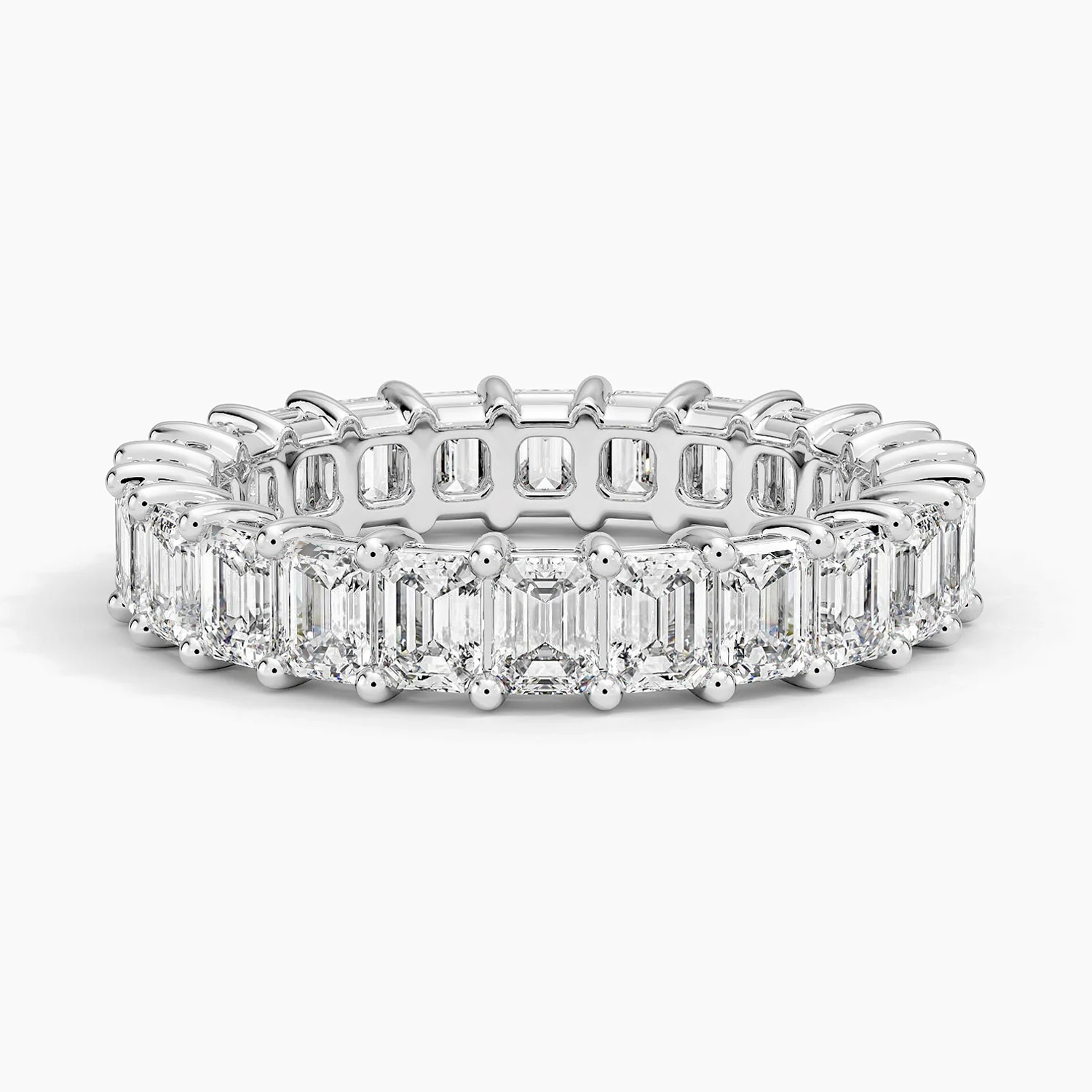 Emerald Diamond Eternity Band