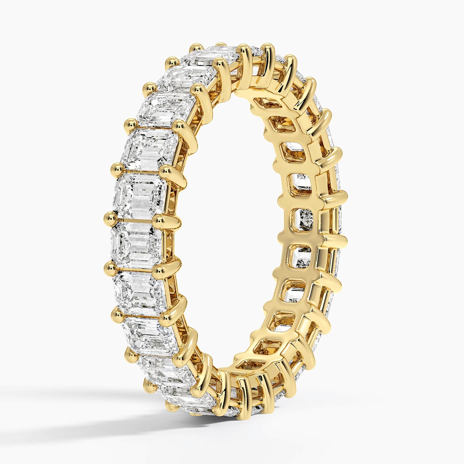 Emerald Diamond Eternity Band