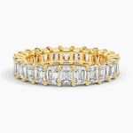 Emerald Diamond Eternity Band