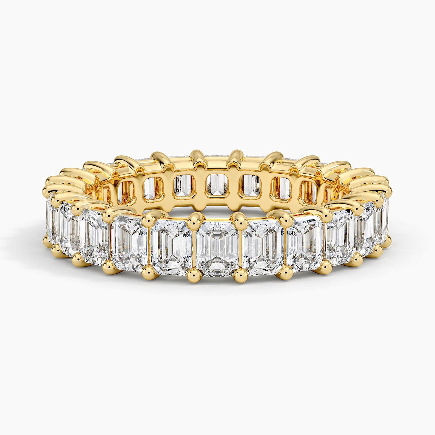 Emerald Diamond Eternity Band