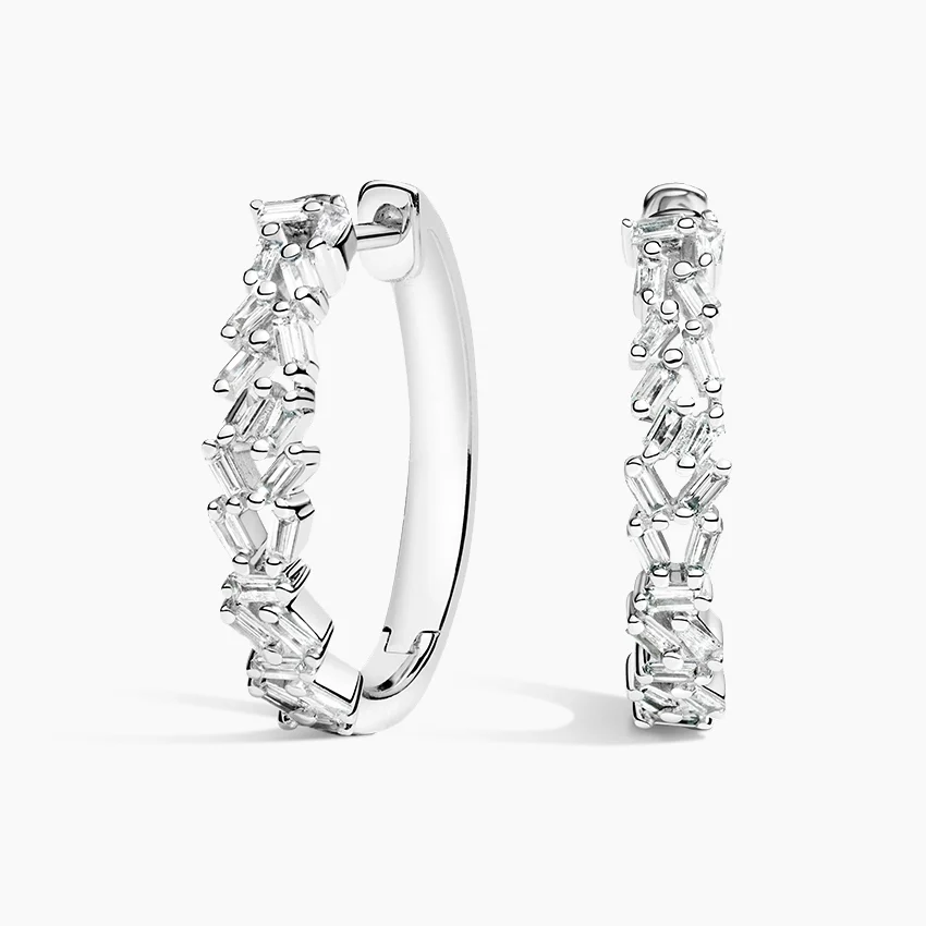 Melrose Diamond Hoops