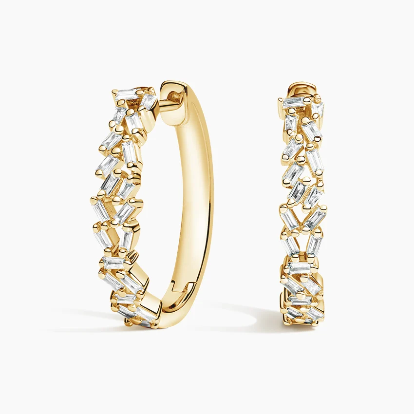 Melrose Diamond Hoops