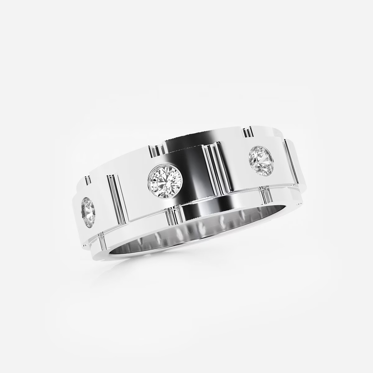 Giovanni Mens Eternity Band