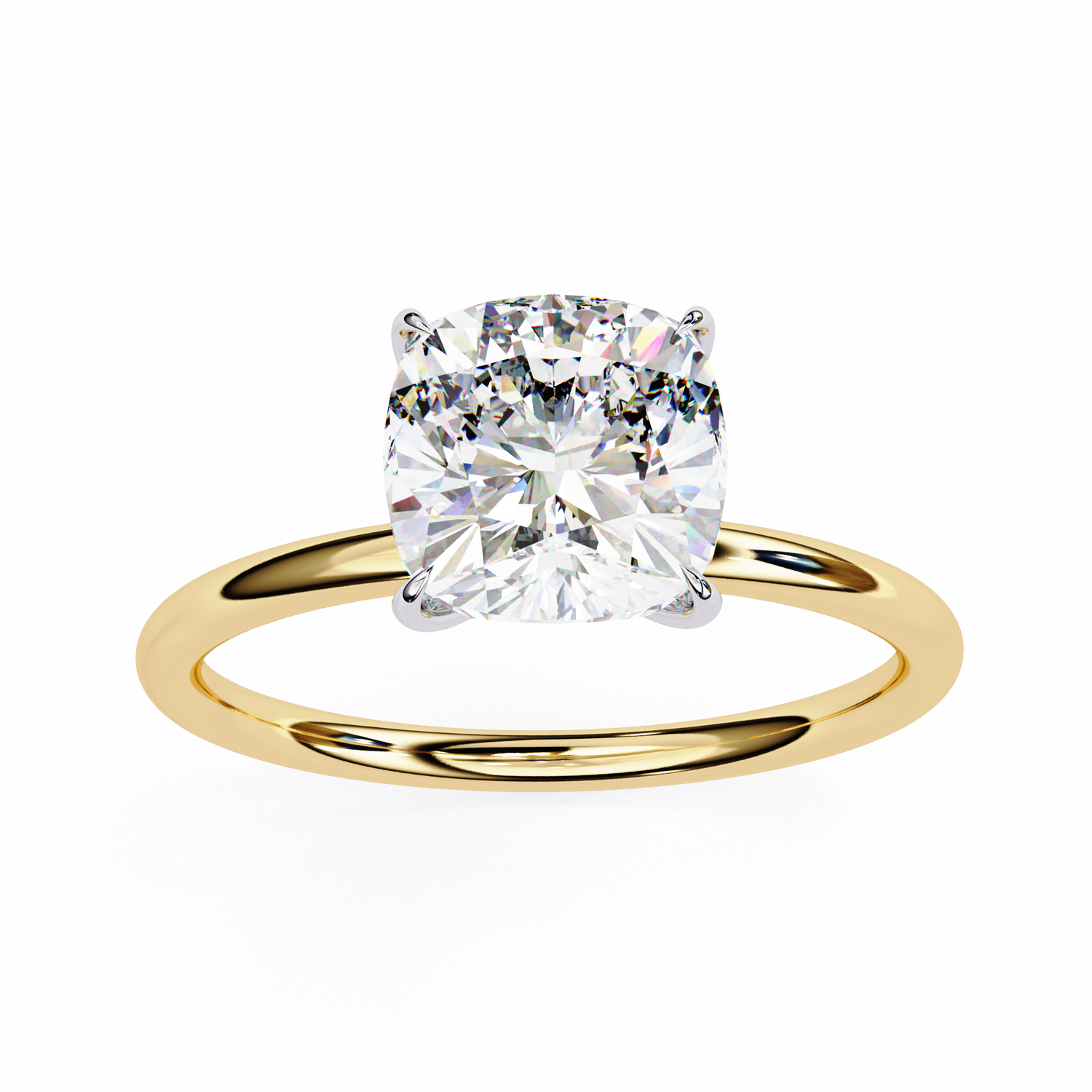 Natasha Cushion Solitaire Ring