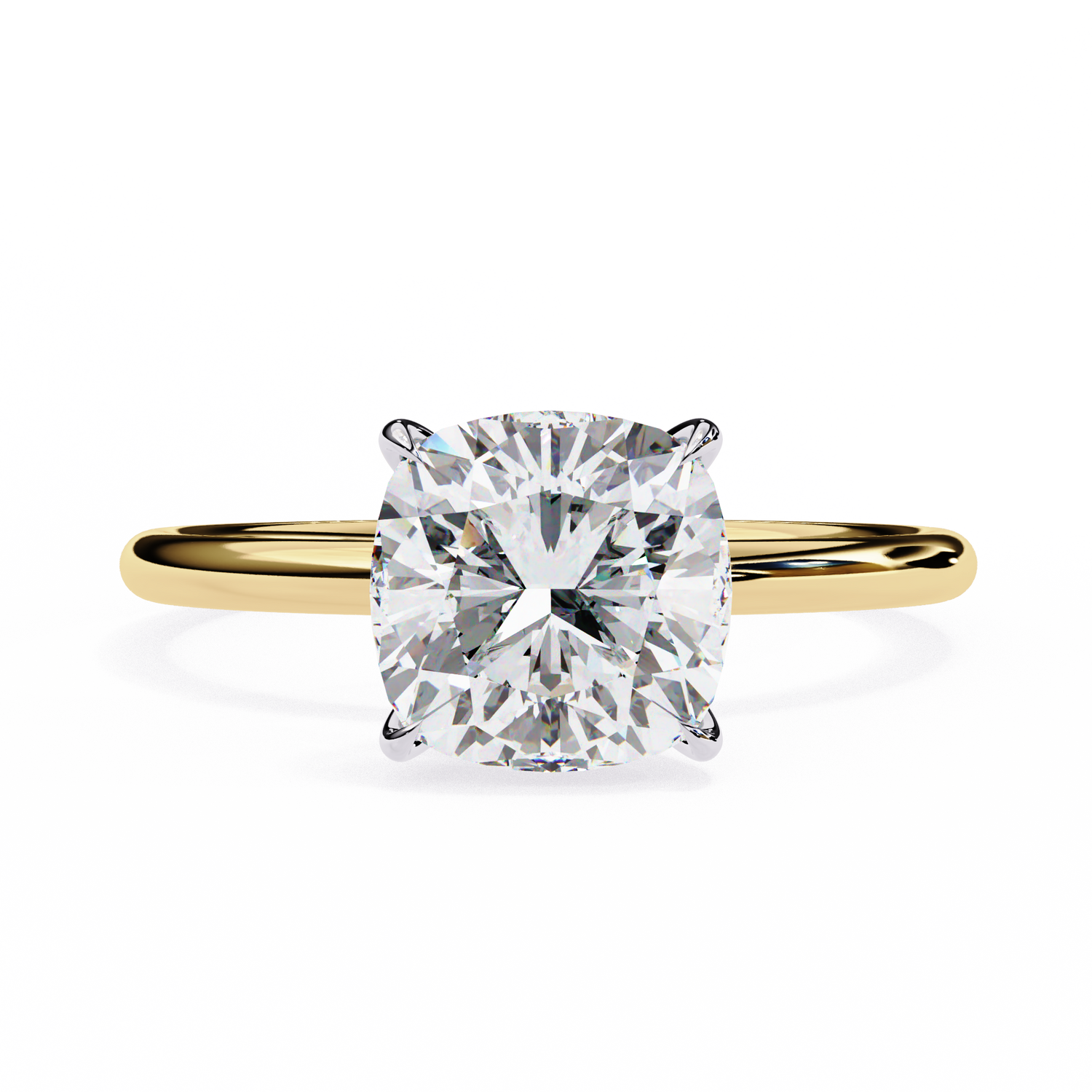 Natasha Cushion Solitaire Ring