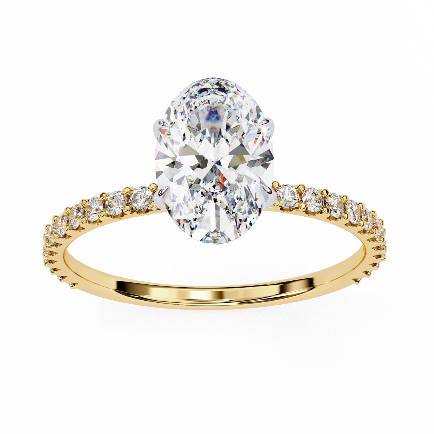 Royal Oval Solitaire Ring