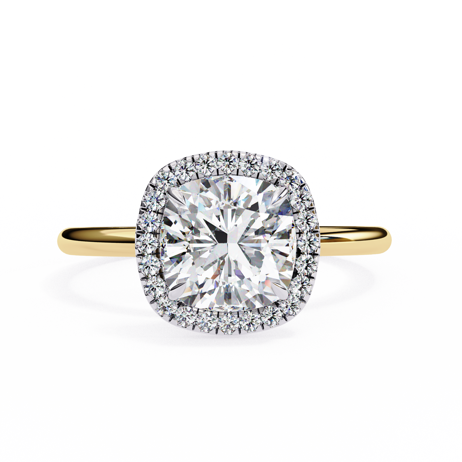 Dani Cushion Solitaire Ring