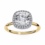 Dani Cushion Solitaire Ring