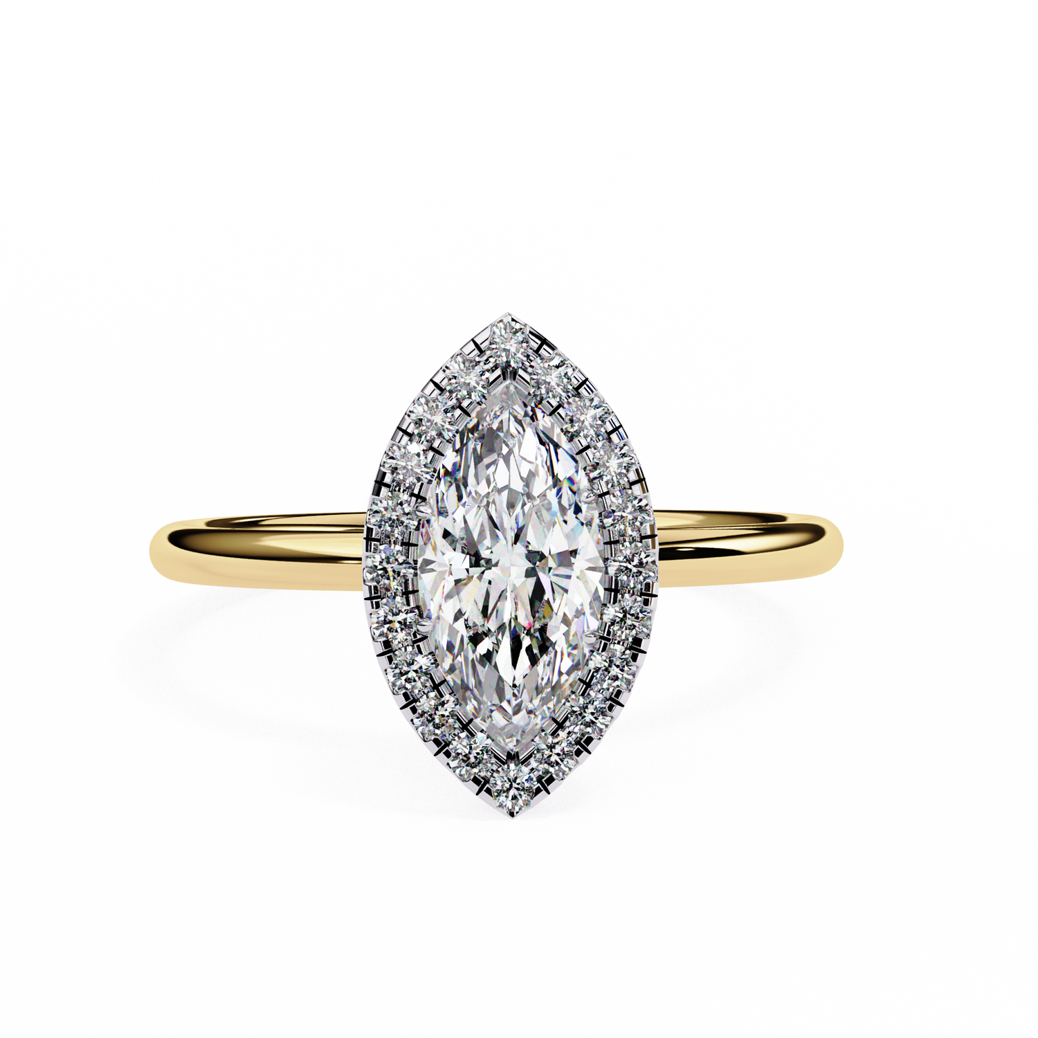 Kamilah Marquise solitaire Ring