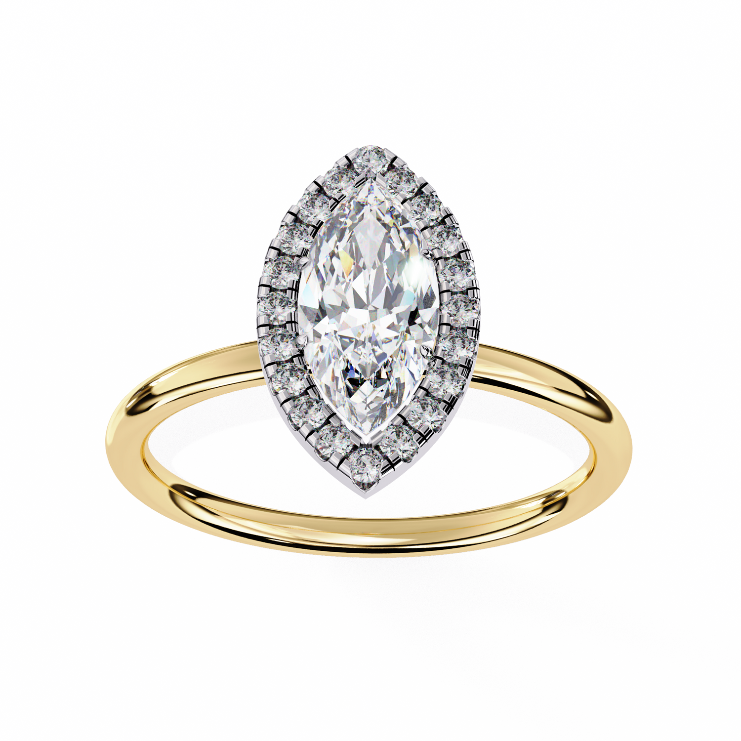 Kamilah Marquise solitaire Ring