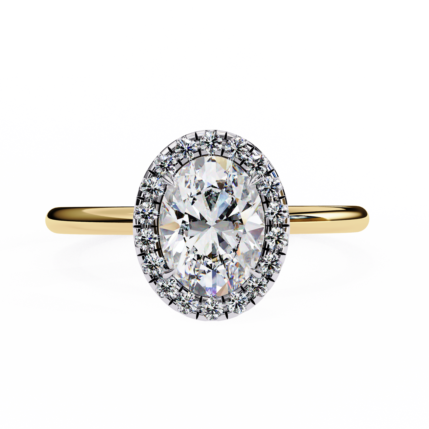 Raina Oval Solitaire Ring
