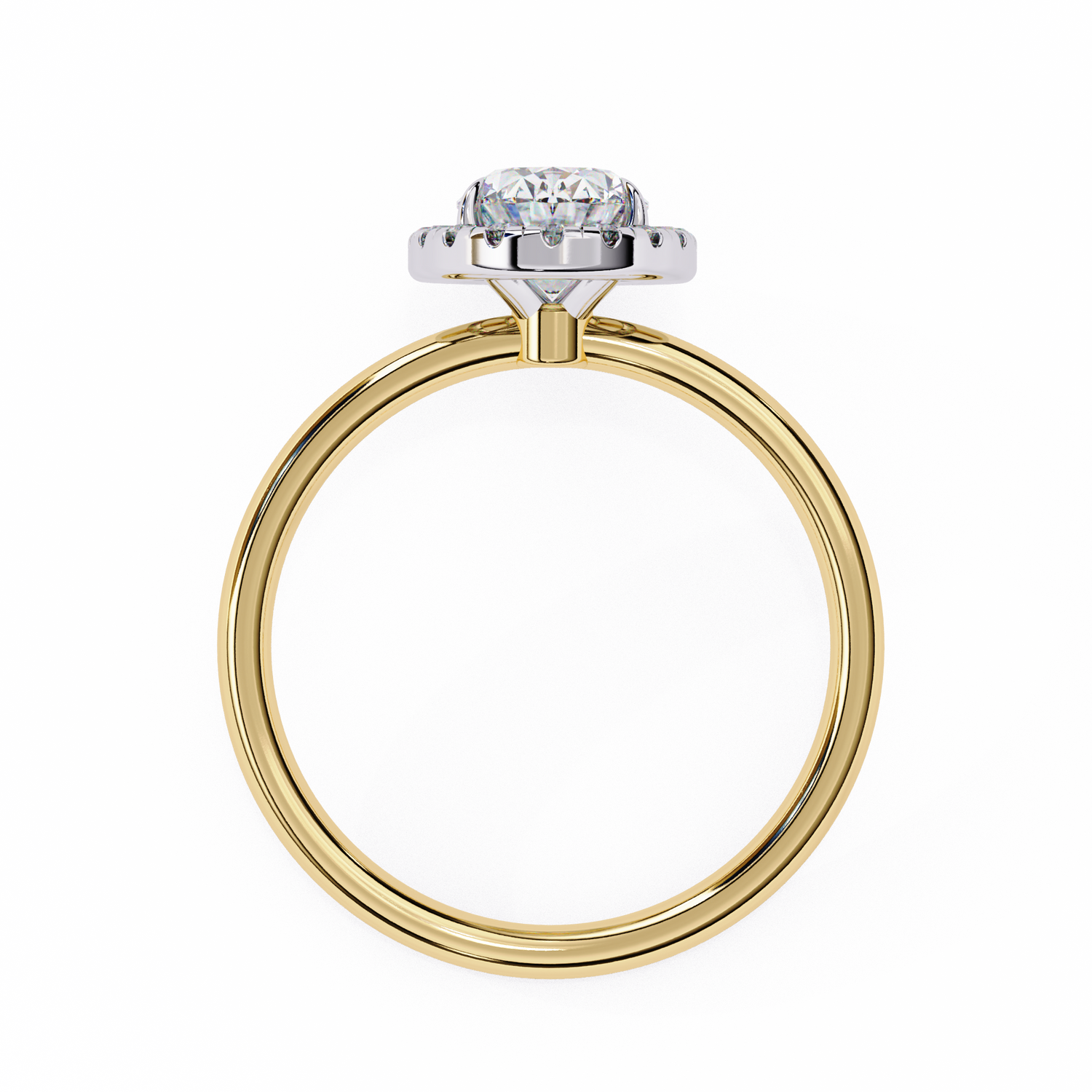 Raina Oval Solitaire Ring