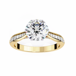 Kataleya Round Solitaire Ring
