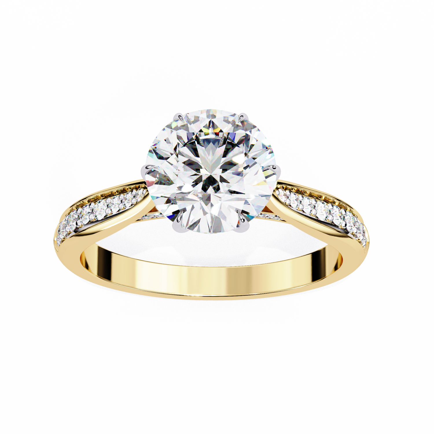 Kataleya Round Solitaire Ring