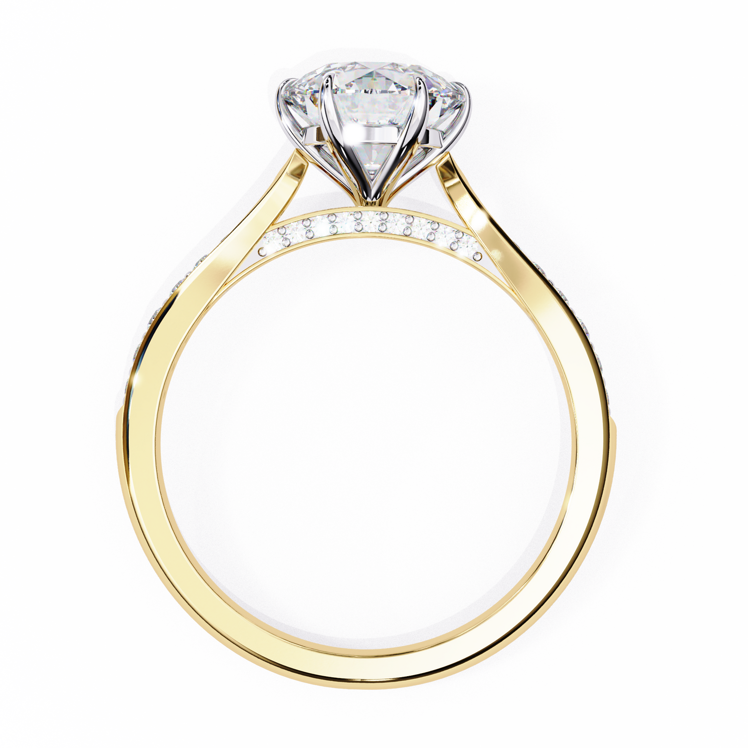 Kataleya Round Solitaire Ring