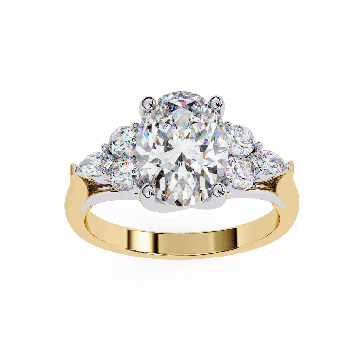 Marisol Diamond Ring Ring Evolvd Diamonds 14K 0.5 CT Yellow Gold