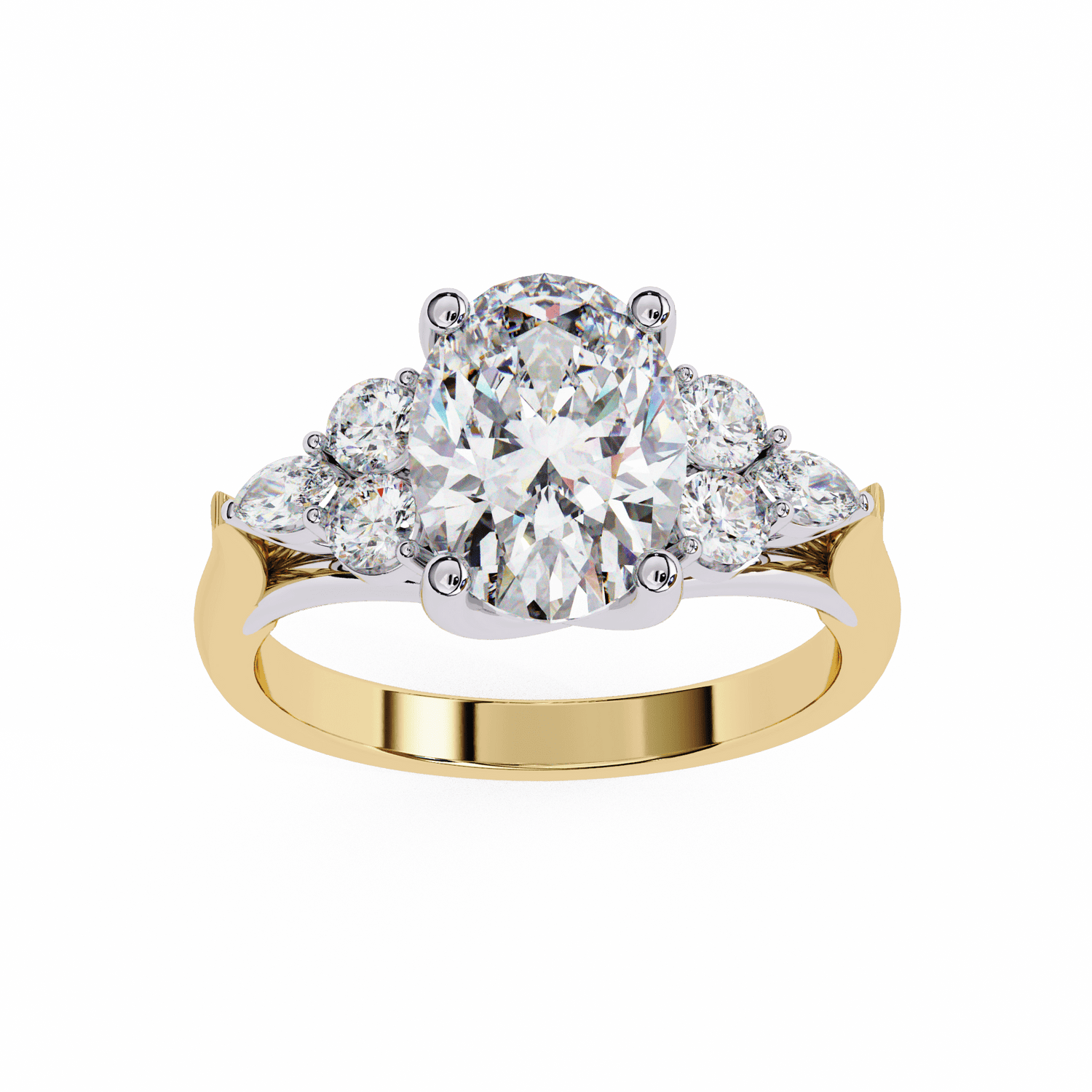 Marisol Diamond Ring Ring Evolvd Diamonds 14K 0.5 CT Yellow Gold