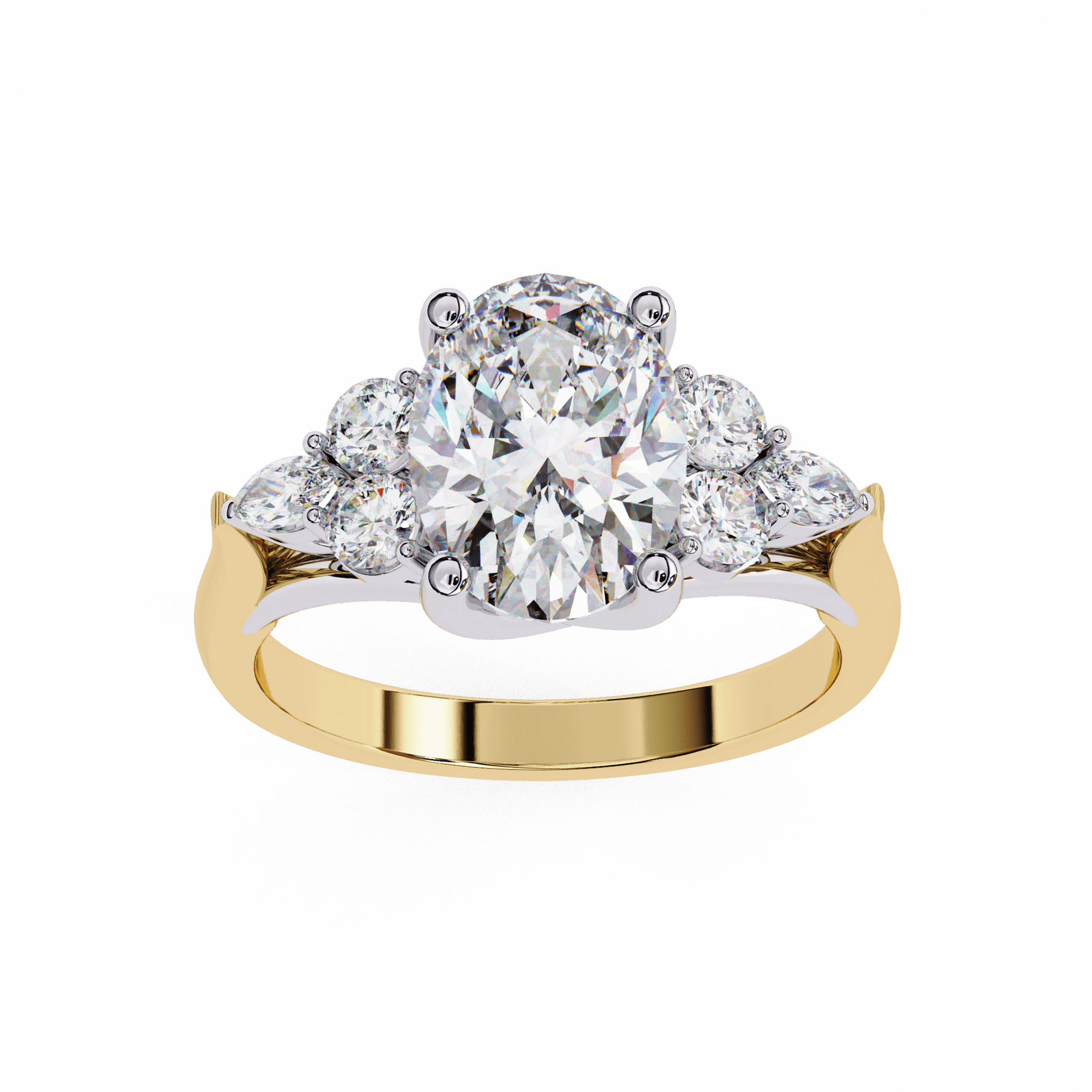 Marisol Diamond Ring Ring Evolvd Diamonds 14K 0.5 CT Yellow Gold
