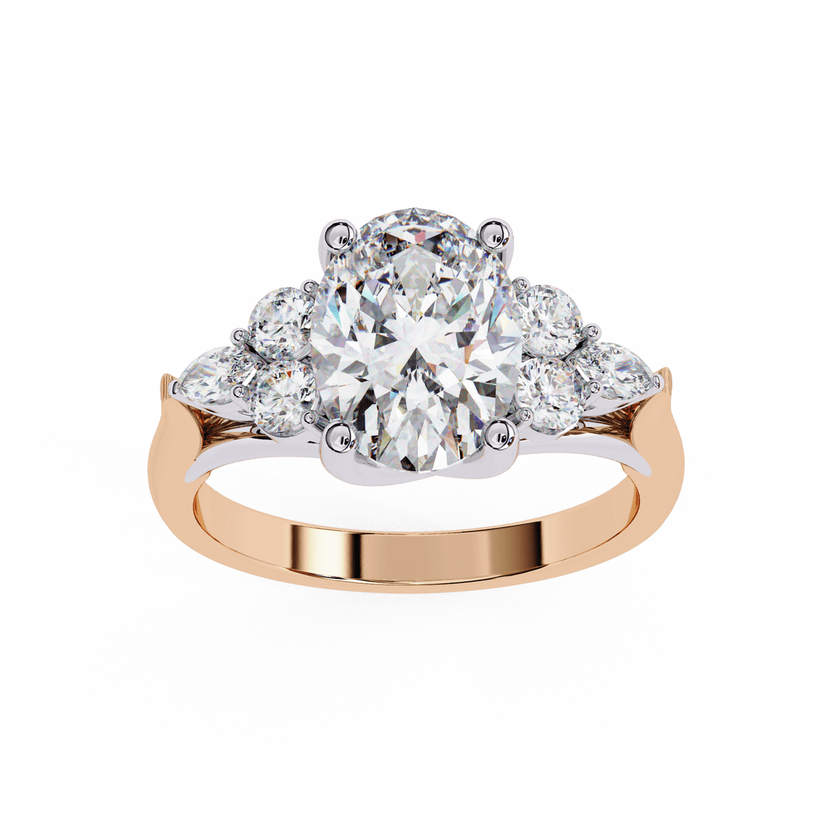 Marisol Diamond Ring Ring Evolvd Diamonds 14K 0.5 CT Rose Gold