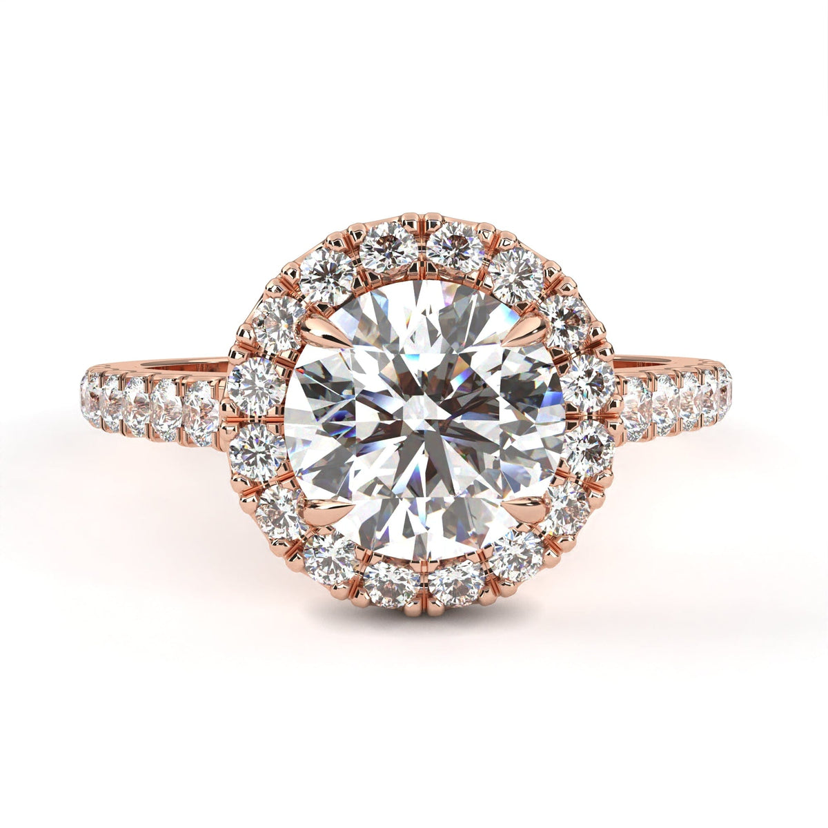 Heavenly Diamond Ring Ring Evolvd Diamonds 14K 0.5 CT Rose Gold