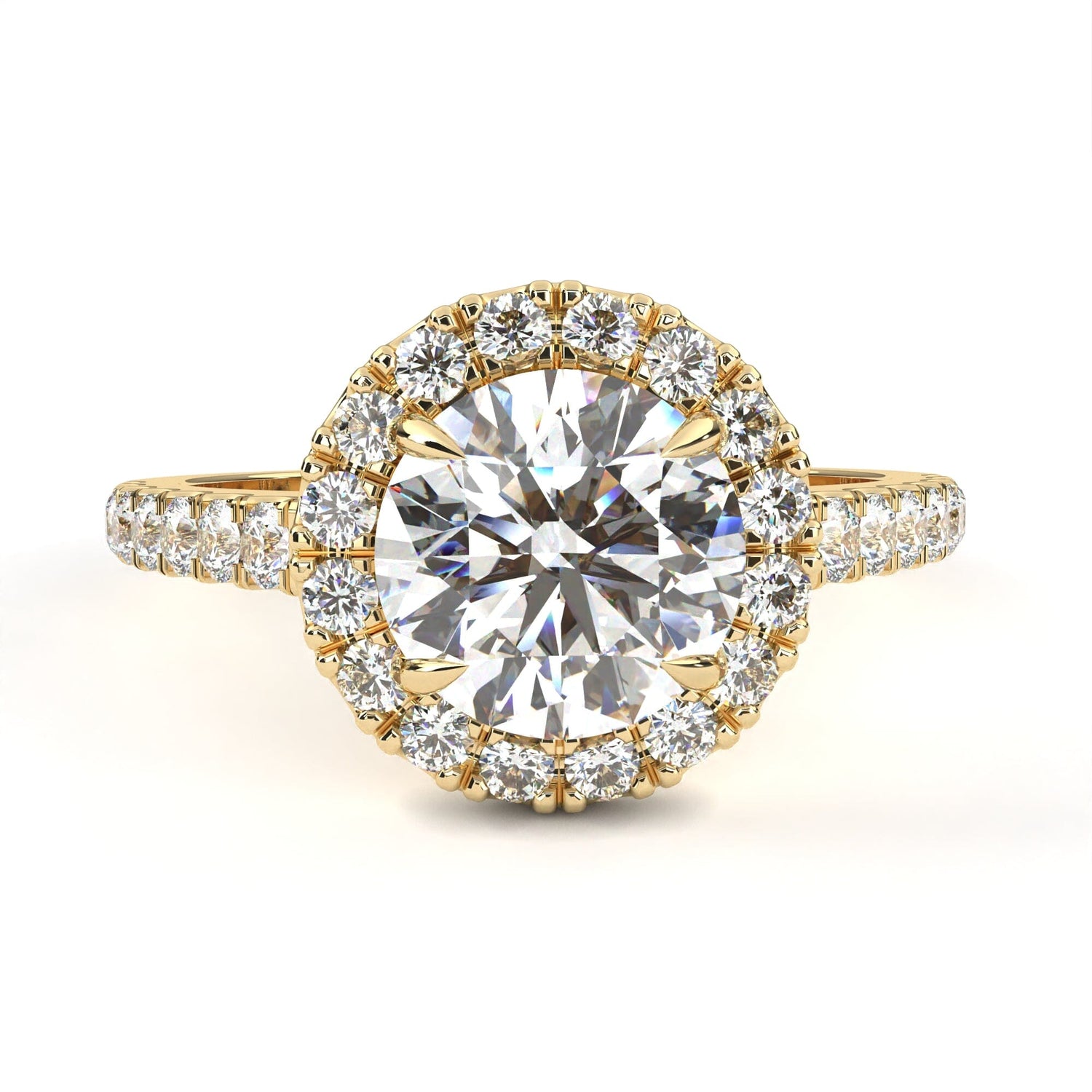 Heavenly Diamond Ring Ring Evolvd Diamonds 14K 0.5 CT Yellow Gold