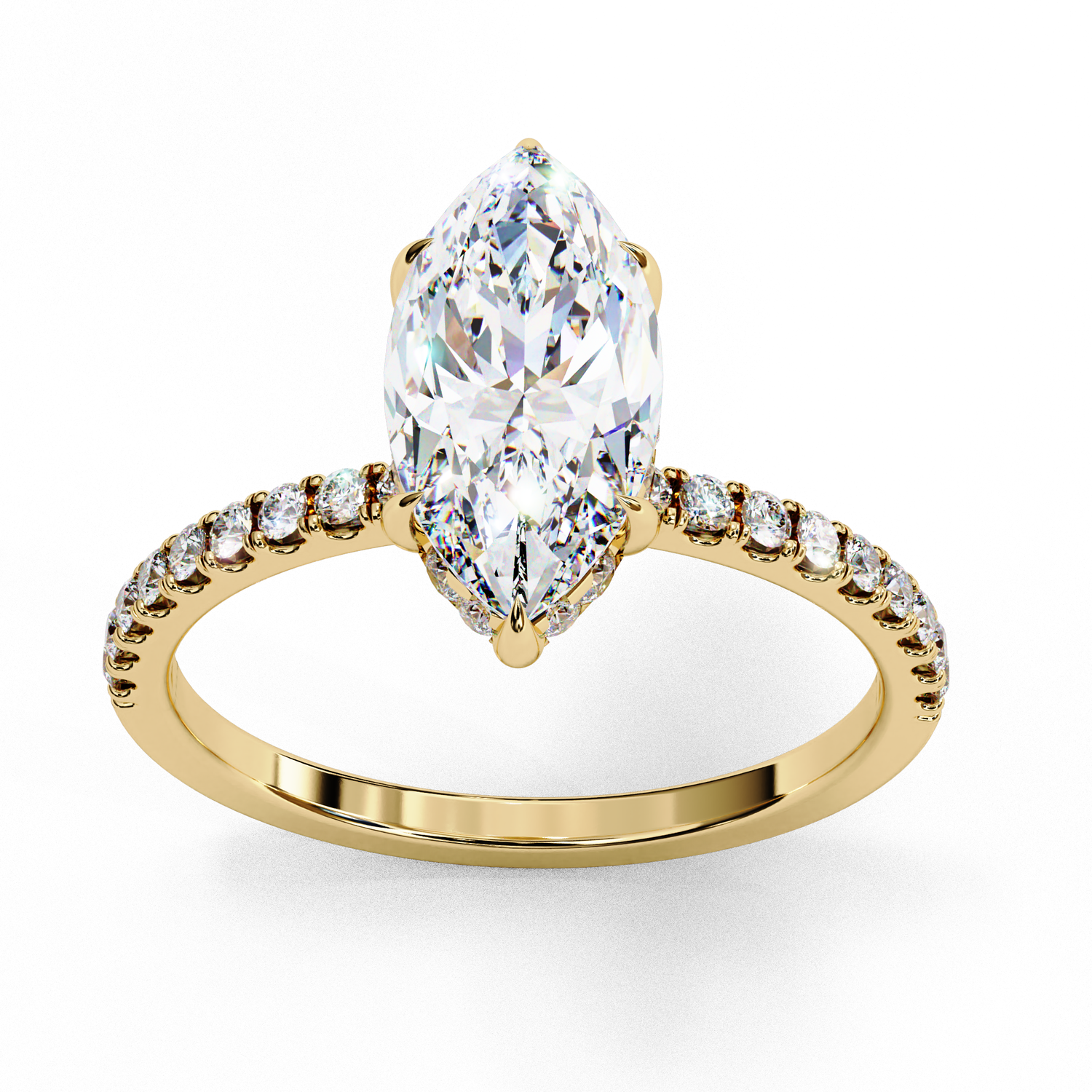 Kaelyn Marquise Solitaire Ring