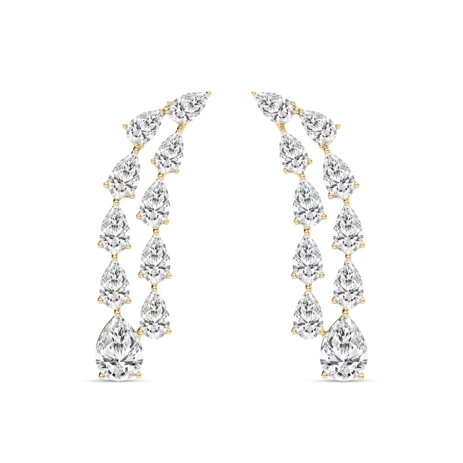 Iris Diamond Danglers