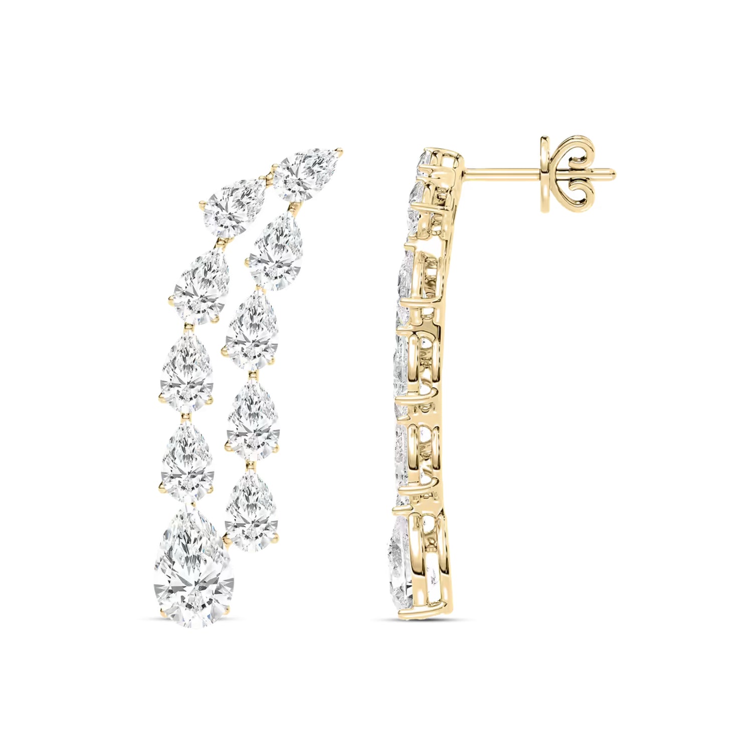 Iris Diamond Danglers