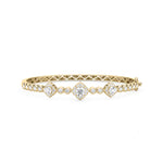 Round Victorian  Diamond Bangle